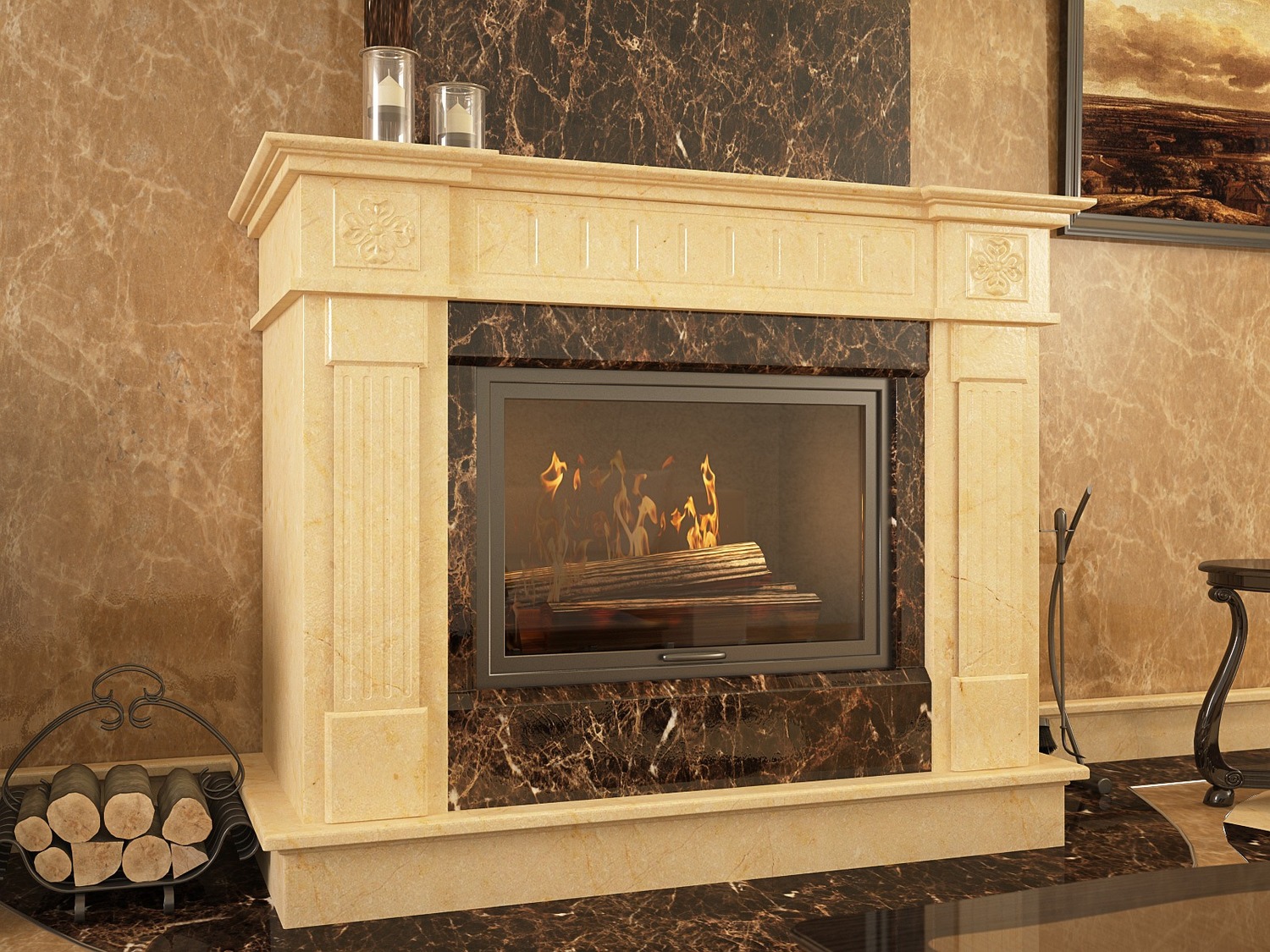 <span style="font-weight: bold;">камины из камня</span>